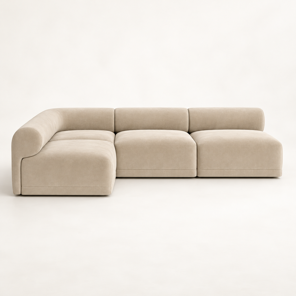 Carson Velvet Corner Sofa