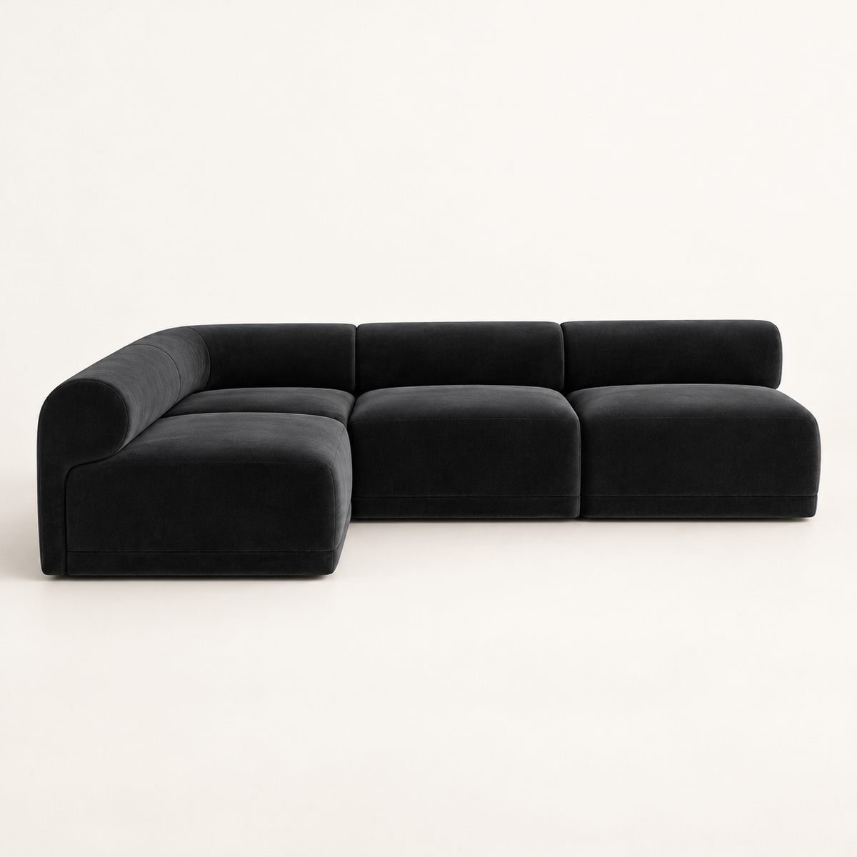 Carson Velvet Corner Sofa
