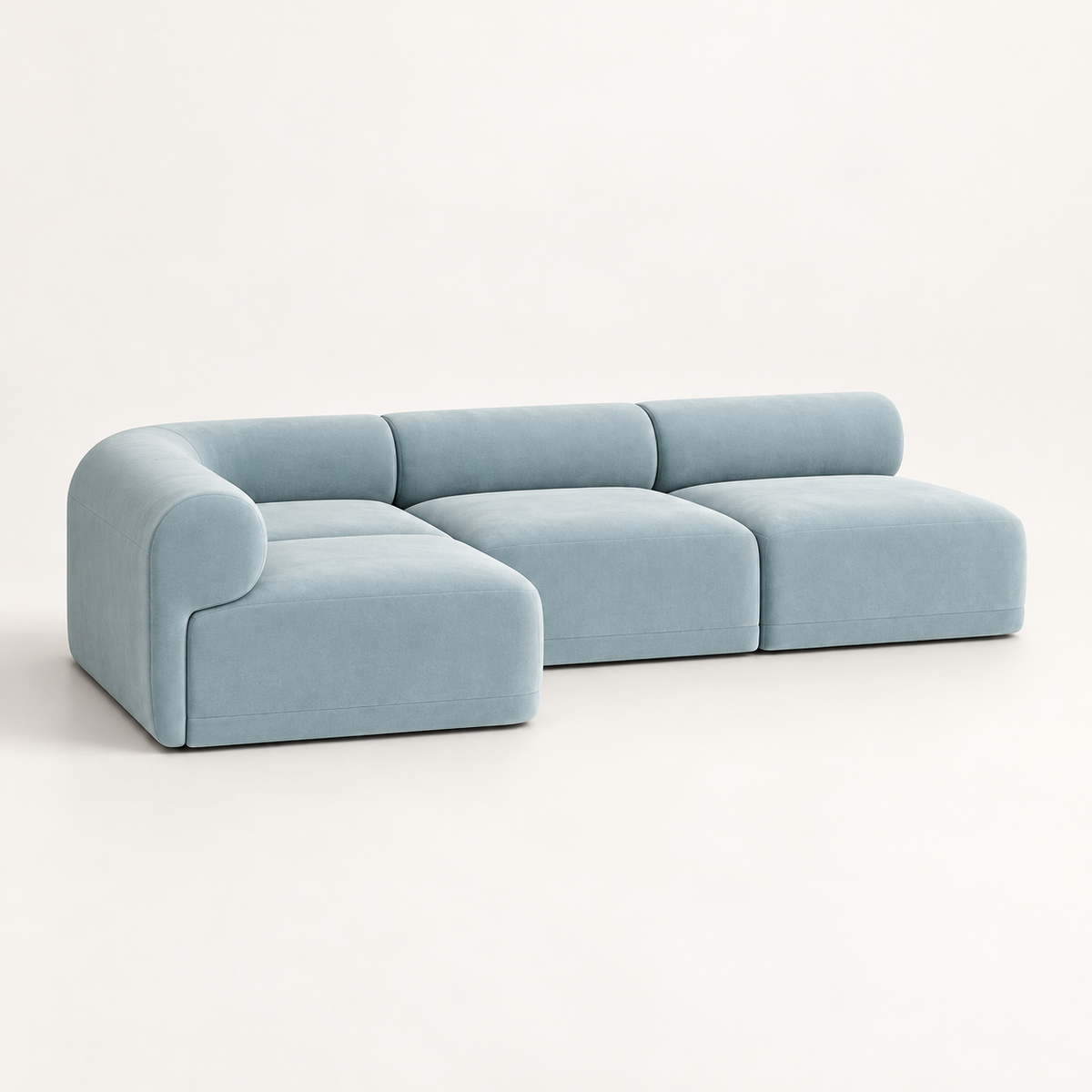 Carson Velvet Corner Sofa