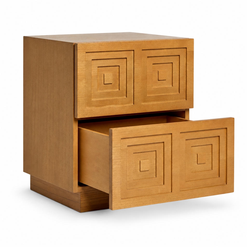 The Forma Solid Oak Nightstand