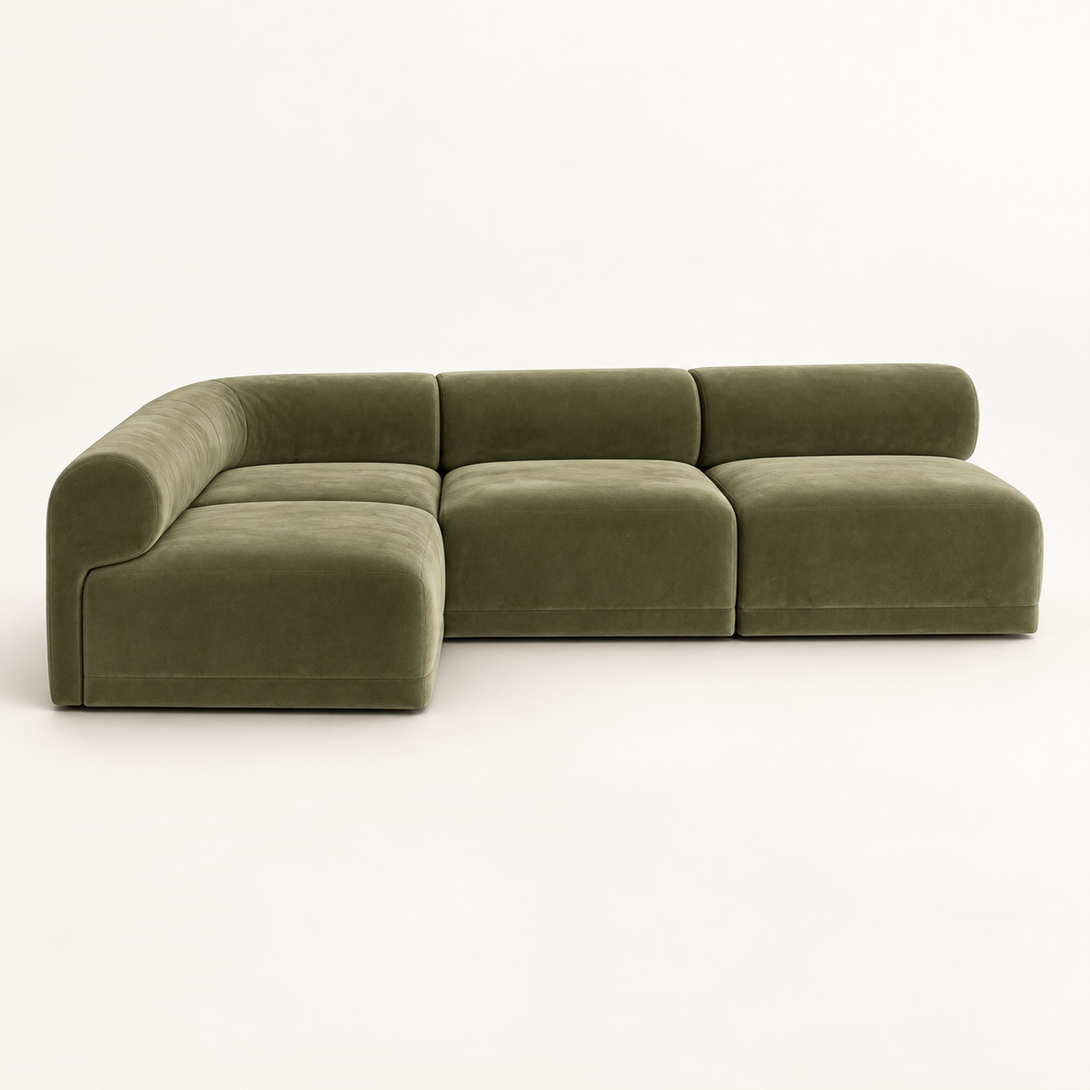 Carson Velvet Corner Sofa