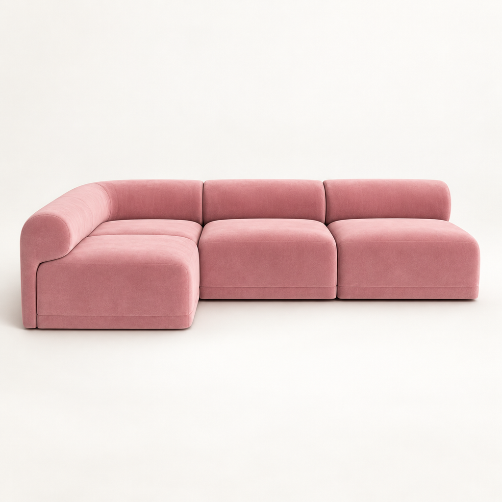 Carson Velvet Corner Sofa