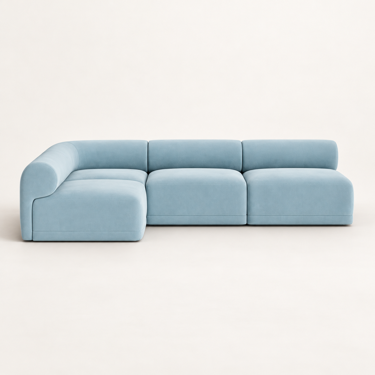 Carson Velvet Corner Sofa