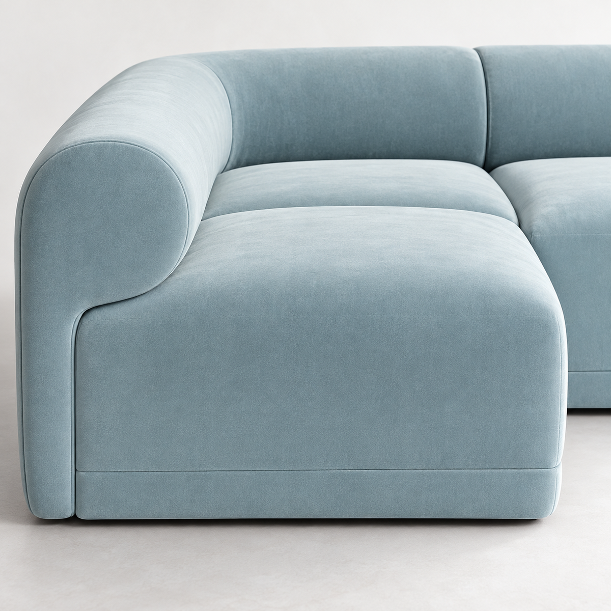 Carson Velvet Corner Sofa