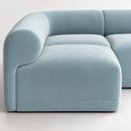 Carson Velvet Corner Sofa